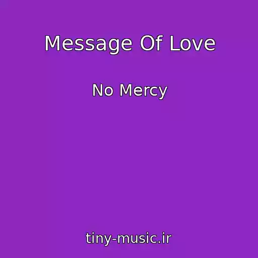 کاور آهنگ Message Of Love از No Mercy