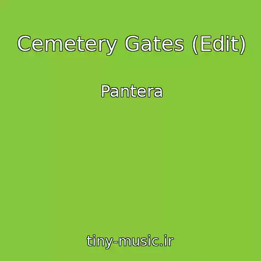 کاور آهنگ Cemetery Gates (Edit) از Pantera