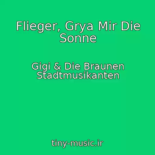 کاور آهنگ Flieger, Grya Mir Die Sonne از Gigi & Die Braunen Stadtmusikanten