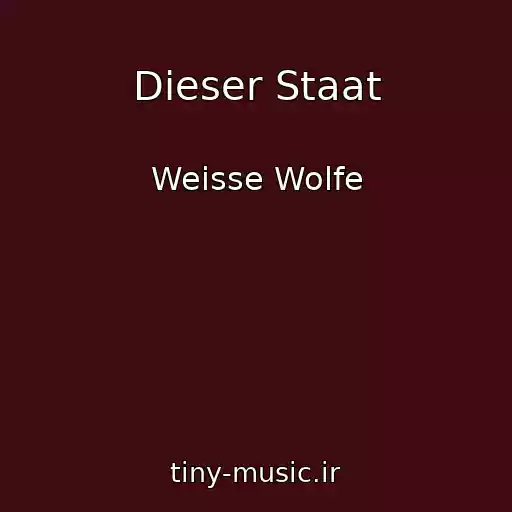 کاور آهنگ Dieser Staat از Weisse Wolfe