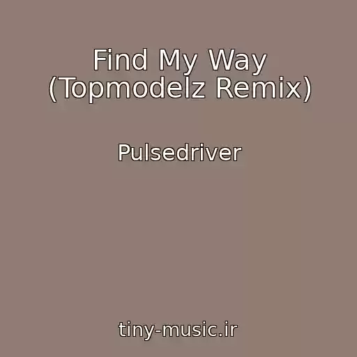 کاور آهنگ Find My Way (Topmodelz Remix) از Pulsedriver