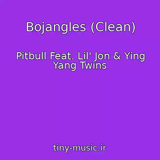 کاور آهنگ Bojangles (Clean) از Pitbull Feat. Lil' Jon & Ying Yang Twins