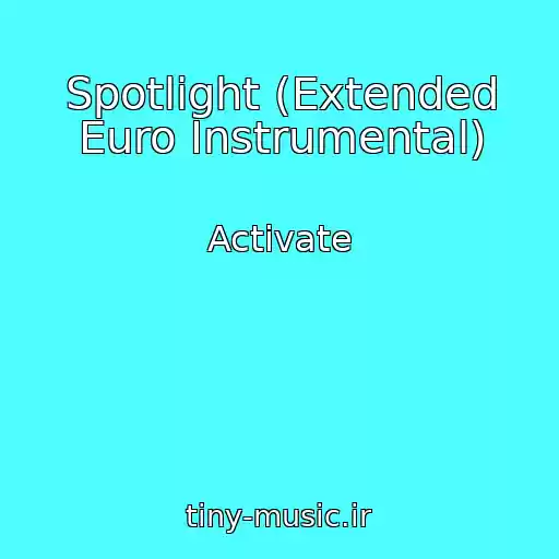 کاور آهنگ Spotlight (Extended Euro Instrumental) از Activate