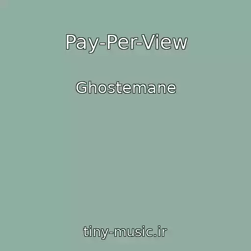 کاور آهنگ Pay-Per-View از Ghostemane