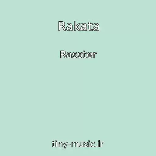 کاور آهنگ Rakata از Rasster