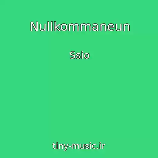 کاور آهنگ Nullkommaneun از Ssio