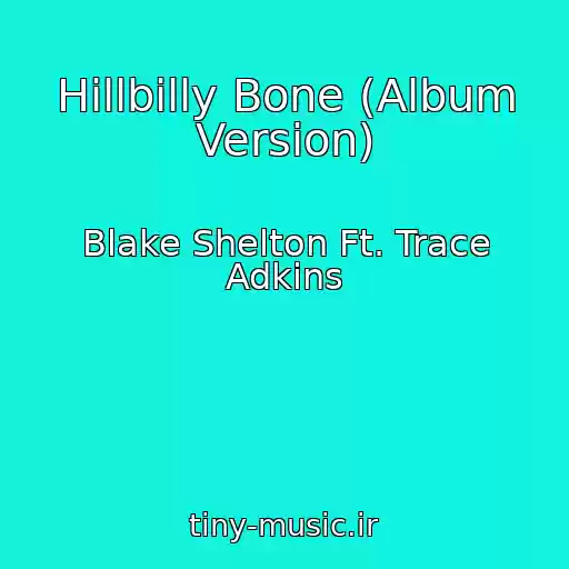 کاور آهنگ Hillbilly Bone (Album Version) از Blake Shelton Ft. Trace Adkins
