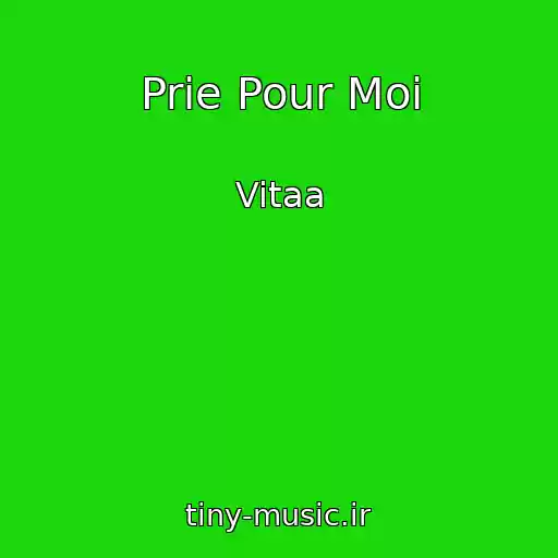 کاور آهنگ Prie Pour Moi از Vitaa