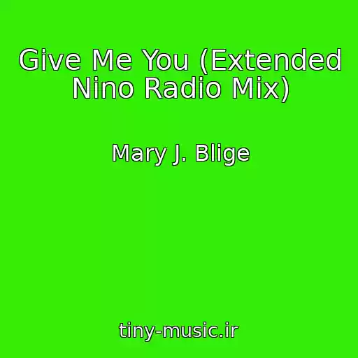 کاور آهنگ Give Me You (Extended Nino Radio Mix) از Mary J. Blige
