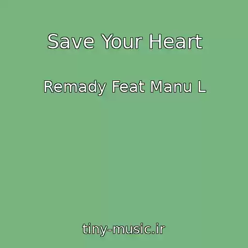 کاور آهنگ Save Your Heart از Remady Feat Manu L