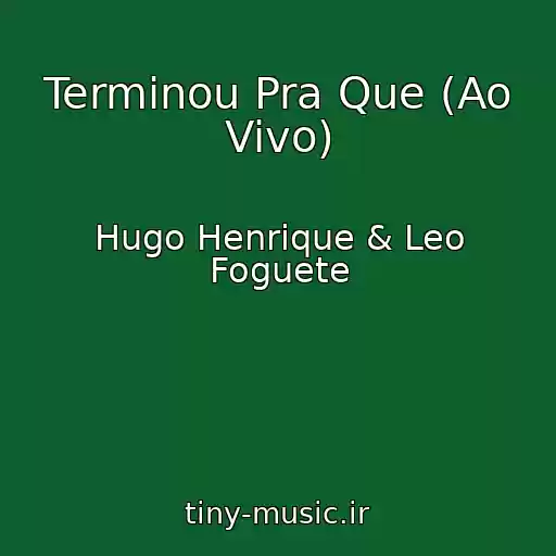 کاور آهنگ Terminou Pra Que (Ao Vivo) از Hugo Henrique & Leo Foguete