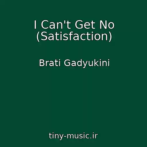 کاور آهنگ I Can't Get No (Satisfaction) از Brati Gadyukіni