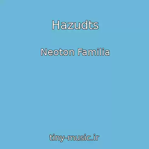 کاور آهنگ Hazudts از Neoton Familia