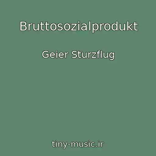 کاور آهنگ Bruttosozialprodukt از Geier Sturzflug