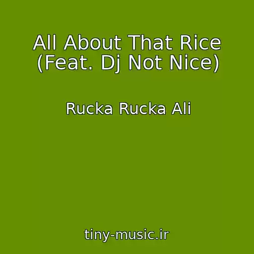 کاور آهنگ All About That Rice (Feat. Dj Not Nice) از Rucka Rucka Ali