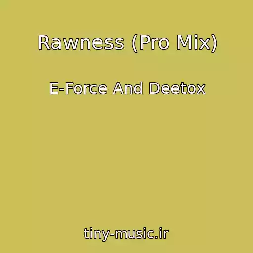 کاور آهنگ Rawness (Pro Mix) از E-Force And Deetox