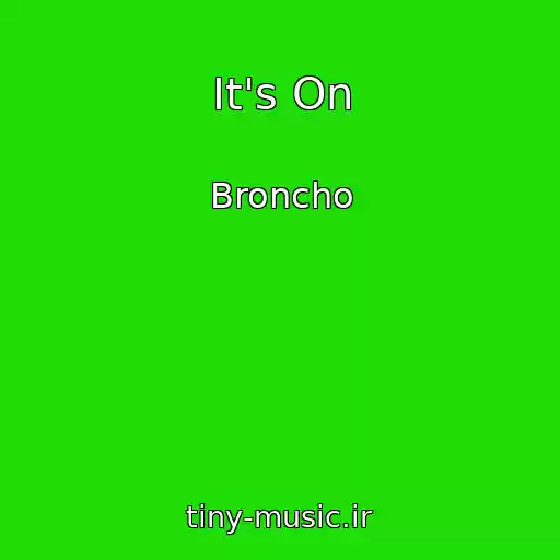 کاور آهنگ It's On از Broncho