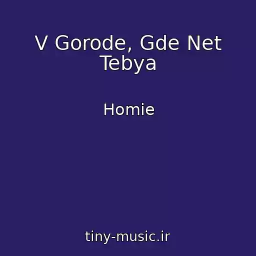 کاور آهنگ V Gorode, Gde Net Tebya از Homie