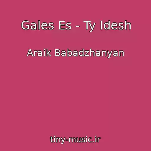 کاور آهنگ Gales Es - Ty Idesh از Araik Babadzhanyan