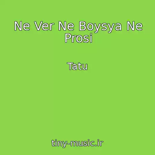 کاور آهنگ Ne Ver Ne Boysya Ne Prosi از Tatu