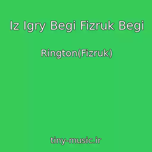 کاور آهنگ Iz Igry Begi Fizruk Begi از Rington(Fizruk)