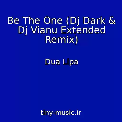 کاور آهنگ Be The One (Dj Dark & Dj Vianu Extended Remix) از Dua Lipa