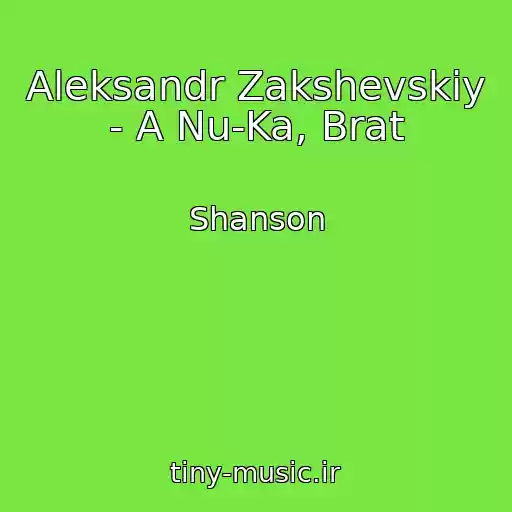 کاور آهنگ Aleksandr Zakshevskiy - A Nu-Ka, Brat از Shanson