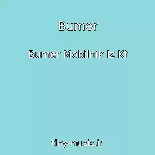 کاور آهنگ Bumer از Bumer Mobilnik Iz Kf