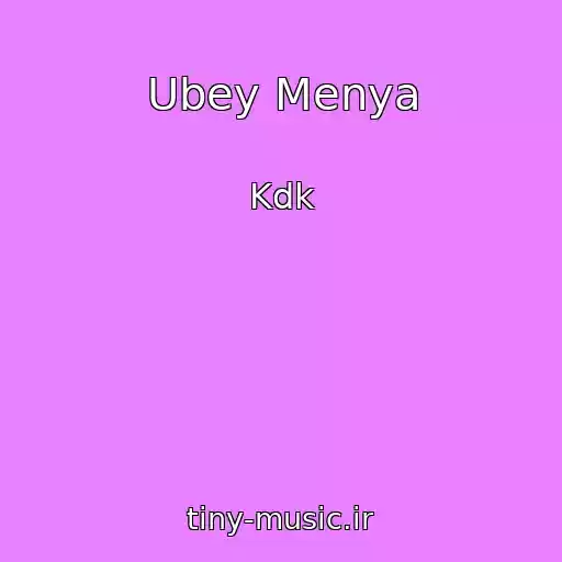 کاور آهنگ Ubey Menya از Kdk