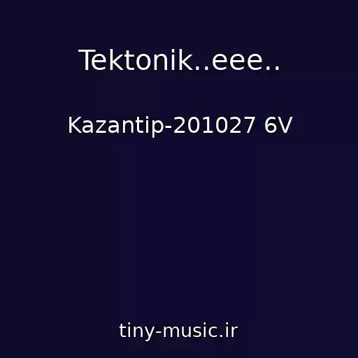 کاور آهنگ Tektonik..eee.. از Kazantip-201027 6V