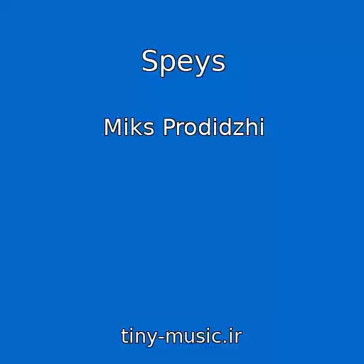 کاور آهنگ Speys از Miks Prodidzhi
