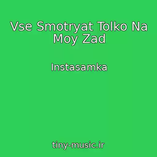 کاور آهنگ Vse Smotryat Tolko Na Moy Zad از Instasamka