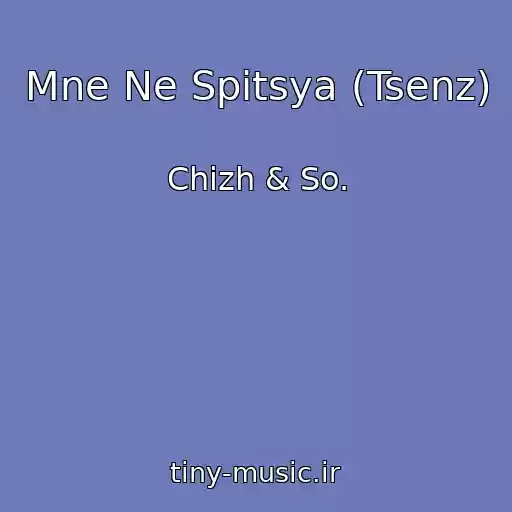 کاور آهنگ Mne Ne Spitsya (Tsenz) از Chizh & So.