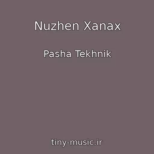 کاور آهنگ Nuzhen Xanax از Pasha Tekhnik