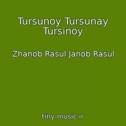 کاور آهنگ Tursunoy Tursunay Tursinoy از Zhanob Rasul Janob Rasul