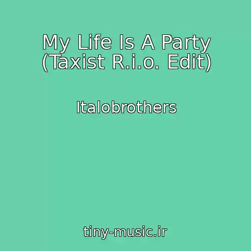 کاور آهنگ My Life Is A Party (Taxist R.i.o. Edit) از Italobrothers