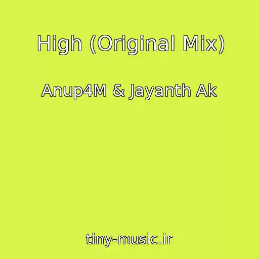کاور آهنگ High (Original Mix) از Anup4M & Jayanth Ak