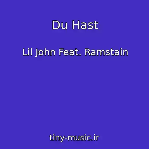 کاور آهنگ Du Hast از Lil John Feat. Ramstain