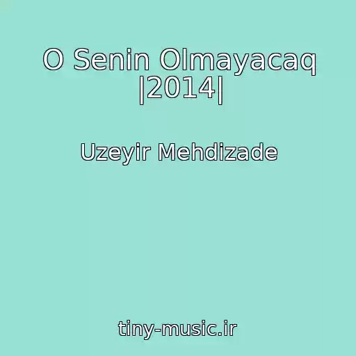 کاور آهنگ O Senin Olmayacaq |2014| از Uzeyir Mehdizade