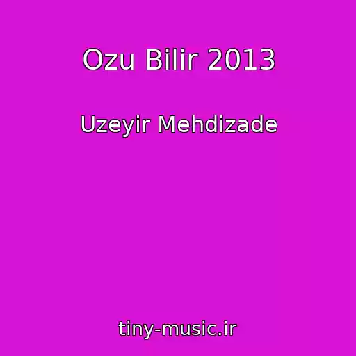 کاور آهنگ Ozu Bilir 2013 از Uzeyir Mehdizade