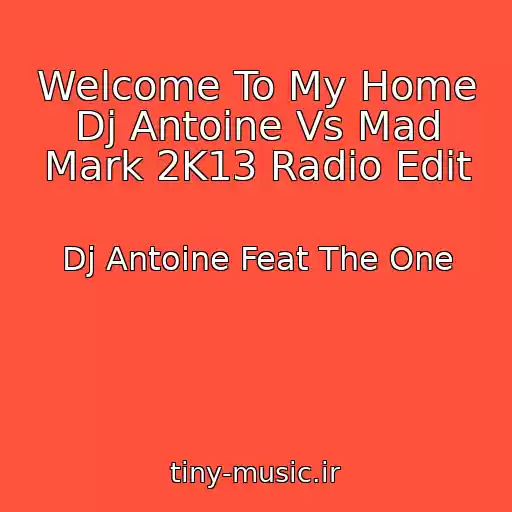 کاور آهنگ Welcome To My Home Dj Antoine Vs Mad Mark 2K13 Radio Edit از Dj Antoine Feat The One