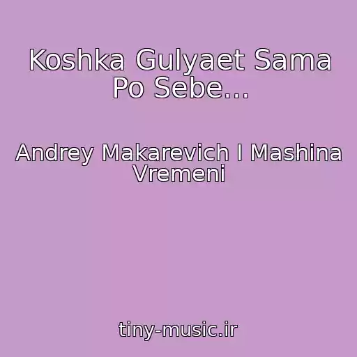 کاور آهنگ Koshka Gulyaet Sama Po Sebe... از Andrey Makarevich I Mashina Vremeni