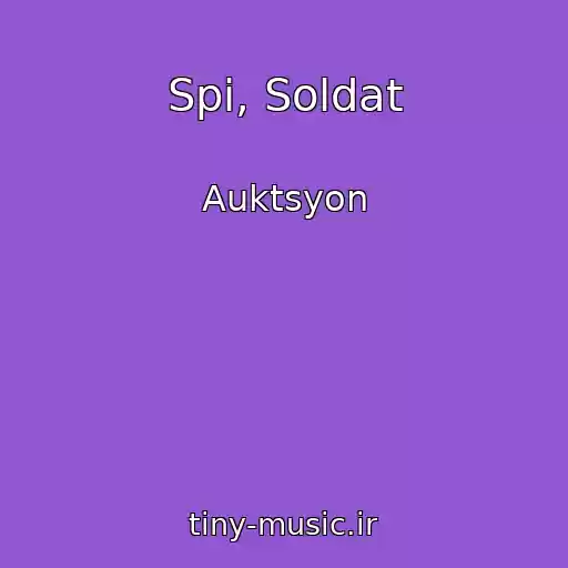 کاور آهنگ Spi, Soldat از Auktsyon