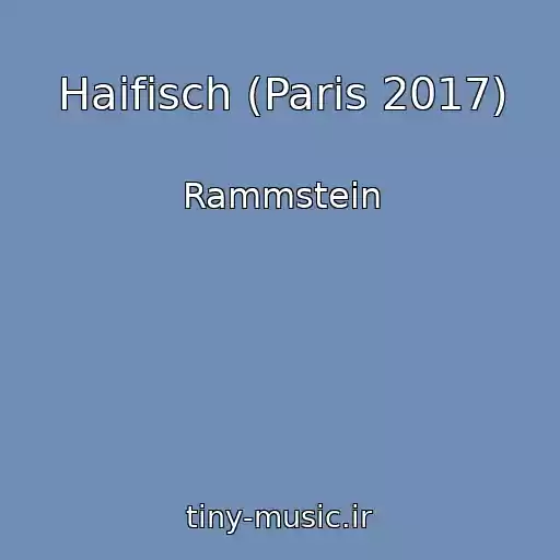 کاور آهنگ Haifisch (Paris 2017) از Rammstein