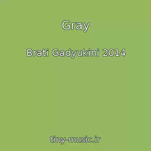 کاور آهنگ Gray از Brati Gadyukіni 2014