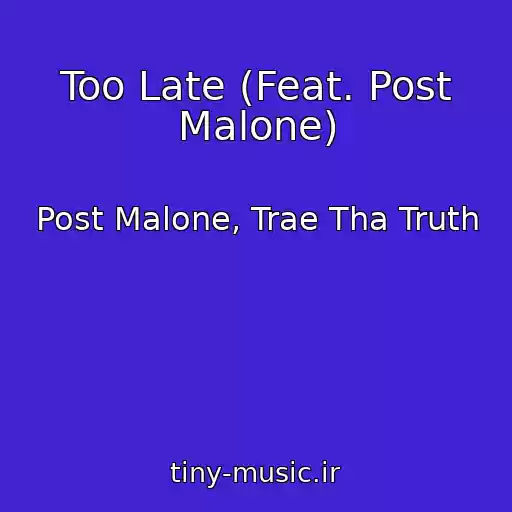 کاور آهنگ Too Late (Feat. Post Malone) از Post Malone, Trae Tha Truth