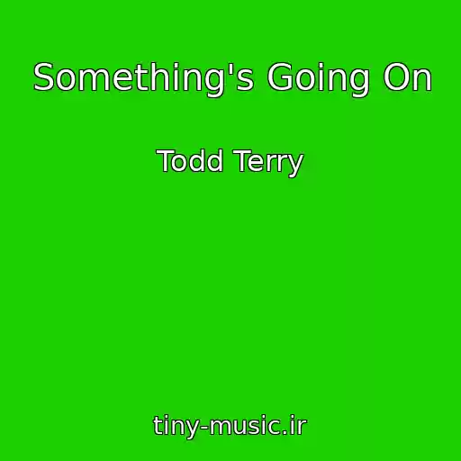 کاور آهنگ Something's Going On از Todd Terry