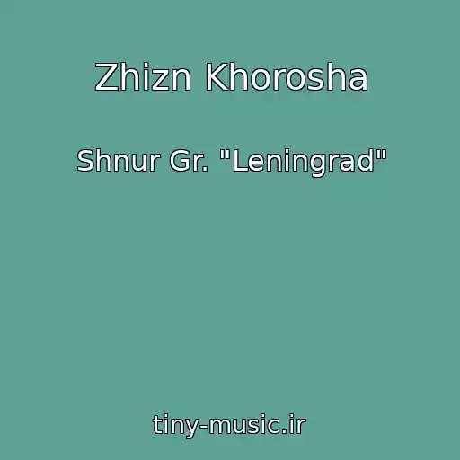 کاور آهنگ Zhizn Khorosha از Shnur Gr. "Leningrad"