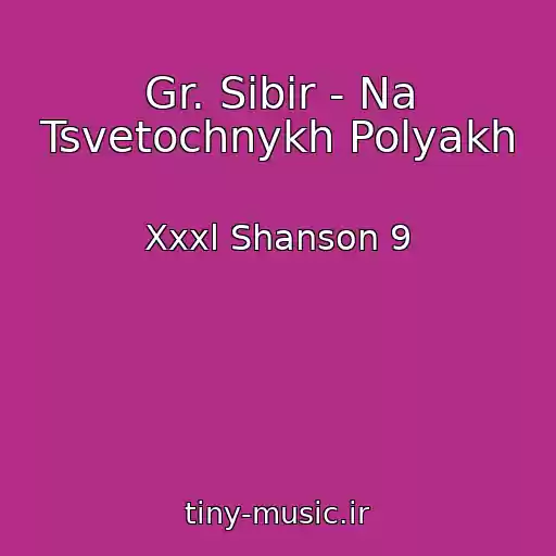 کاور آهنگ Gr. Sibir - Na Tsvetochnykh Polyakh از Xxxl Shanson 9