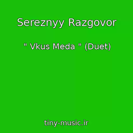 کاور آهنگ Sereznyy Razgovor از " Vkus Meda " (Duet)